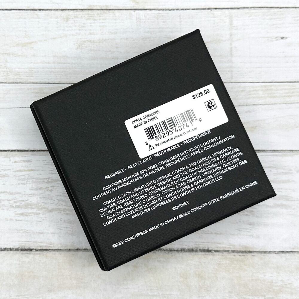 Coach X Disney Villains Heart Necklace CD814 - Picture 4 of 4